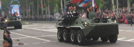 Военный парад в День Побды 9 мая 2017 г., г. Донецк