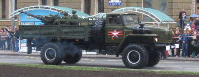 Военный парад в День Побды 9 мая 2017 г., г. Донецк