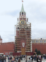 Спасская башня Московского Кремля
